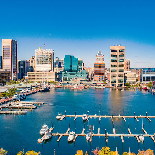 Dónde alquilar un carro en Baltimore