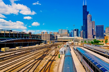 Car rental at Chicago Union Train Station